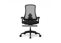 Silla ergonómica con estética y artesanía (Sheer BS13W-BLU)