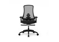 Silla ergonómica con estética y artesanía (Sheer BS13W-GRY)