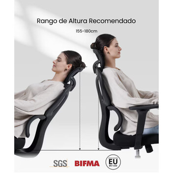 Silla Ergonómica Colorida con Cojín Parecido a Una Nube (BS5 BS5BB)