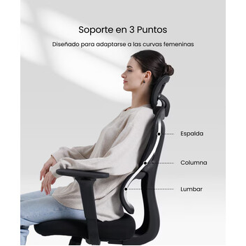 Silla Ergonómica Colorida con Cojín Parecido a Una Nube (BS5 BS5BB)