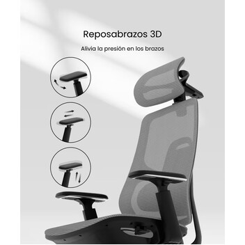 Silla de Oficina con Control sin Necesidad de Agacharse (BS7)