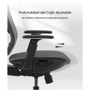 Silla de Oficina con Control sin Necesidad de Agacharse (BS7)