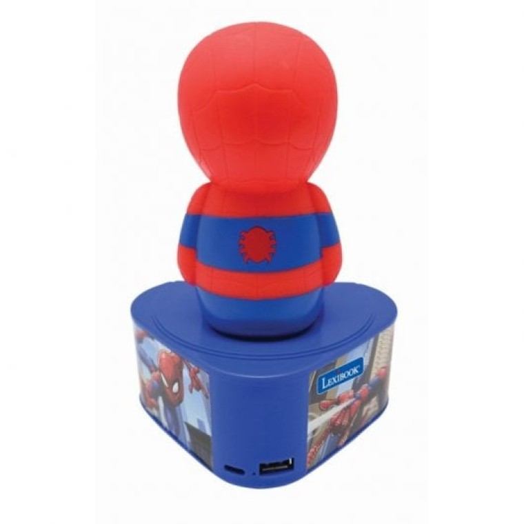 Lexibook Marvel Spider Man Altavoz Bluetooth con Figura Luminosa