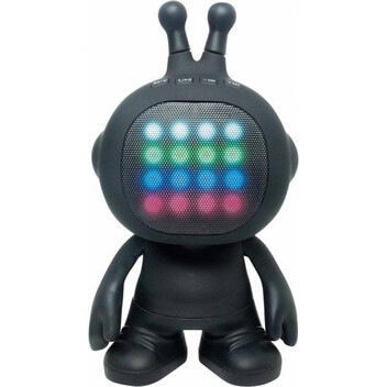 Lexibook iParty Altavoz Bluetooth con Forma de Robot y Efectos Luminosos Negro Lexibook iParty Altavoz Bluetooth con Forma de Robot y Efectos Luminosos Negro