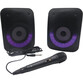 Lexibook iParty Pareja de Altavoces Bluetooth Estéreo con Micrófono Lexibook iParty Pareja de Altavoces Bluetooth Estéreo con Micrófono