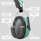 Alecto BV-71 Auriculares de Protección Auditiva Verdes
