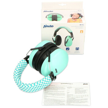 Alecto BV-71 Auriculares de Protección Auditiva Verdes