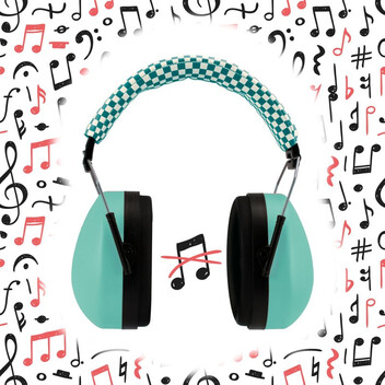 Alecto BV-71 Auriculares de Protección Auditiva Verdes