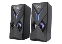 Biwond Speak Blue Altavoz Gaming LED Negro 3W