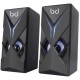 Biwond Speak Blue Altavoz Gaming LED Negro 3W