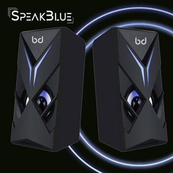 Biwond Speak Blue Altavoz Gaming LED Negro 3W Biwond Speak Blue Altavoz Gaming LED Negro 3W