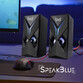 Biwond Speak Blue Altavoz Gaming LED Negro 3W Biwond Speak Blue Altavoz Gaming LED Negro 3W