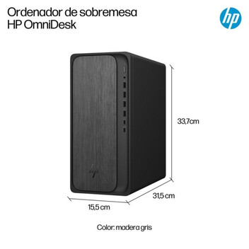 Ordenador Sobremesa HP OmniDesk M02-0029ns AMD Ryzen 5 8500G/16GB/512GB SSD/AMD Radeon 740M/FreeDOS