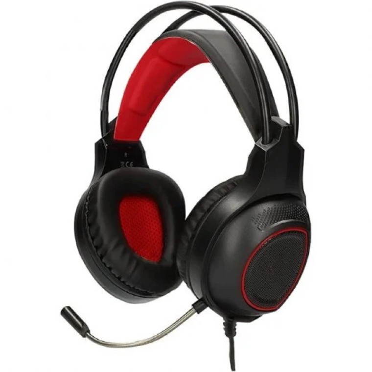 Ksix Drakkar Auriculares Gaming Jack 3.5mm/USB con Retroiluminación LED