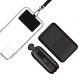 Ksix Travel Pack Auriculares Inalámbricos Halley + Powerbank 5.000mAh + Colgante Universal