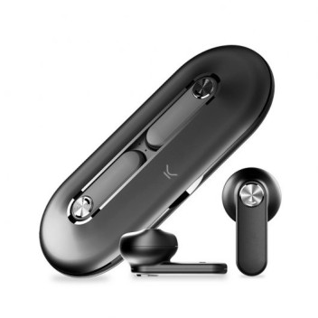 Ksix Leaf Auriculares Inalámbricos con Micrófono Negros Ksix Leaf Auriculares Inalámbricos con Micrófono Negros