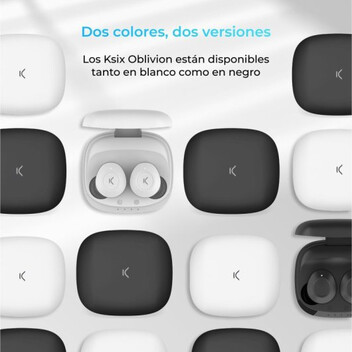 Ksix Oblivion Auriculares Inalámbricos Control Táctil Negros Ksix Oblivion Auriculares Inalámbricos Control Táctil Negros