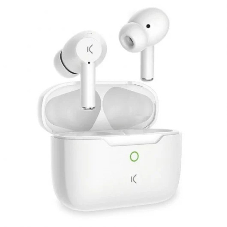 Ksix Orion Auriculares Inalámbricos Control Táctil Blancos