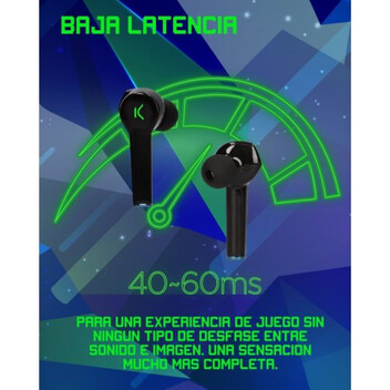 Ksix Saga Auriculares Inalámbricos Gaming Negro