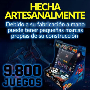 UnicView Bartop Maquina Recreativa de 19" 4:3 con 9800 Juegos Pandora Box DX 2 Plus Modelo Xain UnicView Bartop Maquina Recreativa de 19" 4:3 con 9800 Juegos Pandora Box DX 2 Plus Modelo Xain