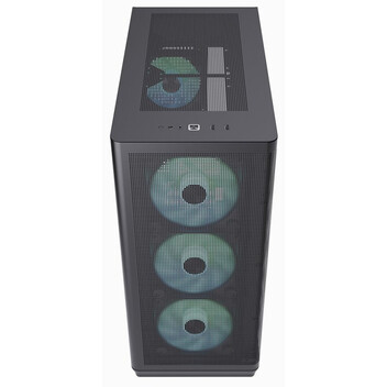Torre PC APNX C1 RGB Midi Tower Cristal Templado USB-C Negra