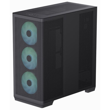 Torre PC APNX C1 RGB Midi Tower Cristal Templado USB-C Negra