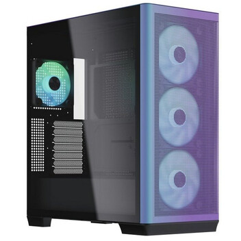 Torre PC APNX C1 Mid-Tower Cristal Templado USB-C ChromaFlair Torre PC APNX C1 Mid-Tower Cristal Templado USB-C ChromaFlair