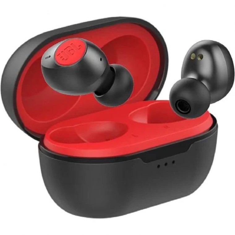 JBL C115TWS/RD Auriculares Inalámbricos Deportivos con Micrófono Rojo