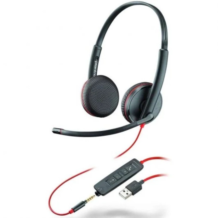 Plantronics Blackwire C3225 Auriculares USB/Jack 3.5mm