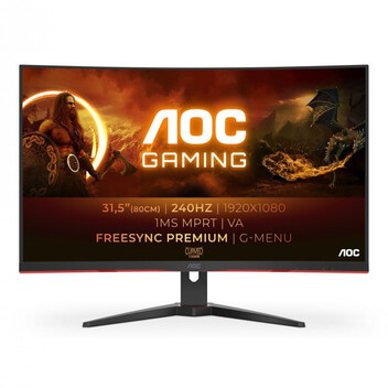 AOC C32G2ZE/BK 31.5" LED FullHD 240Hz FreeSync Premium Curva AOC C32G2ZE/BK 31.5" LED FullHD 240Hz FreeSync Premium Curva