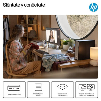 Ordenador Sobremesa PC Sobremesa HP OmniDesk S03-0003ns Intel Core 300 8GB 180W Wi-Fi 6 FreeDOS