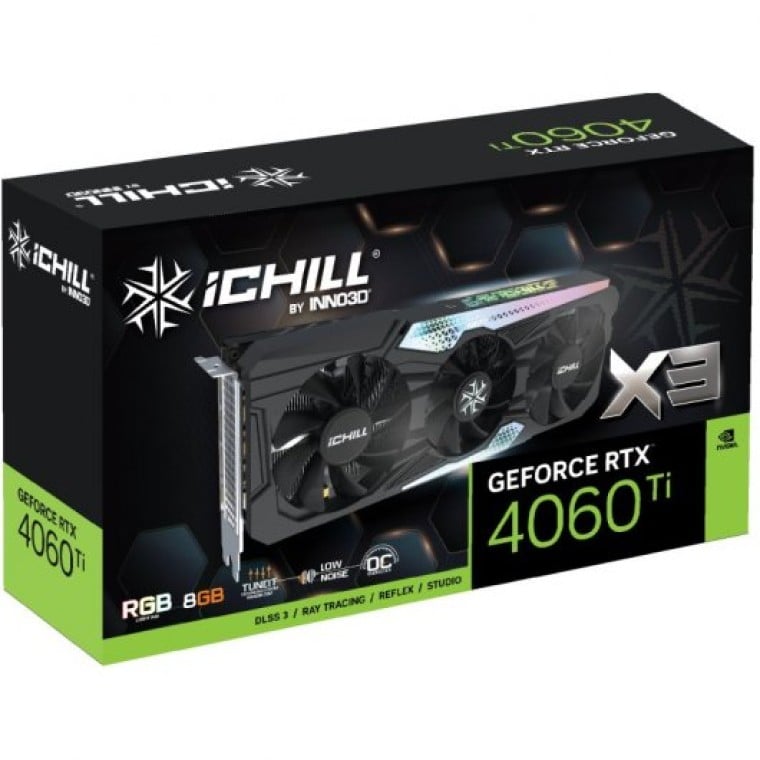 Inno3D iCHILL X3 GeForce RTX 4060 Ti 8GB GDDR6 DLSS 3