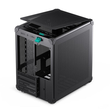 Torre PC Caja PC Jonsbo C6 Black ITX Micro ATX Acero Compacta Gaming USB-C 3.2 Sin Fuente