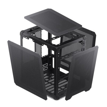 Torre PC Caja PC Jonsbo C6 Black ITX Micro ATX Acero Compacta Gaming USB-C 3.2 Sin Fuente