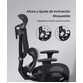 Silla Ergonómica Multi-Ajustable con Soporte Lumbar Dividido (C7B-Air)