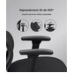 Silla Ergonómica Multi-Ajustable con Soporte Lumbar Dividido (C7B-Air)