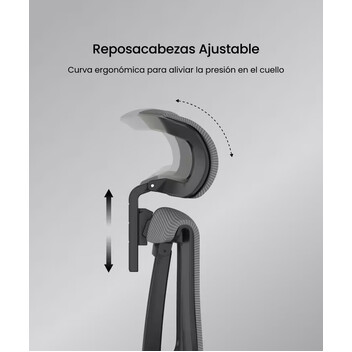 Silla Ergonómica Multi-Ajustable con Soporte Lumbar Dividido (C7)(C7G-Air-Pro)
