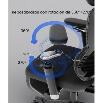 Silla Ergonómica Ajustable con Cojín de Látex (C7MB-F2)