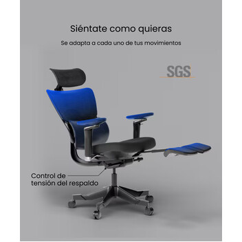 Silla Ergonómica Ajustable con Cojín de Látex (C7MG-F1) Silla Ergonómica Ajustable con Cojín de Látex (C7MG-F1)