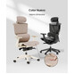 Silla Ergonómica en Color Albaricoque con Certificación BIFMA (C7)