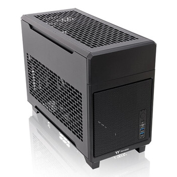 Torre PC Thermaltake TR100 Mini Tower Mini-ITX USB 3.2 Gen2 Tipo C Negra Torre PC Thermaltake TR100 Mini Tower Mini-ITX USB 3.2 Gen2 Tipo C Negra