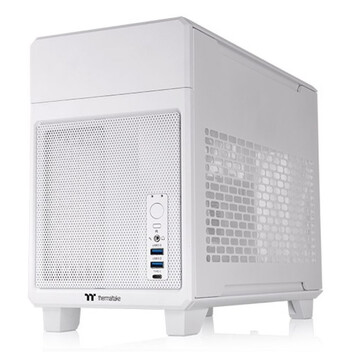 Torre PC Caja PC Thermaltake The Tower 200 Mini ITX Blanca USB-C SFX Compatible Torre PC Caja PC Thermaltake The Tower 200 Mini ITX Blanca USB-C SFX Compatible