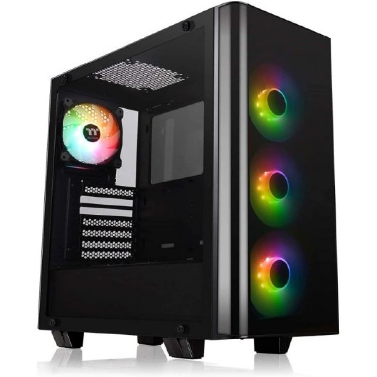 Thermaltake View 21 TG RGB Plus Cristal Templado USB 3.0 Negro