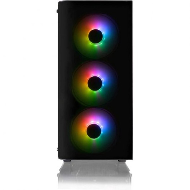 Thermaltake View 21 TG RGB Plus Cristal Templado USB 3.0 Negro