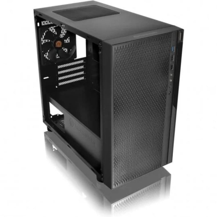 Thermaltake Versa H18 Cristal Templado USB 3.1 Negro