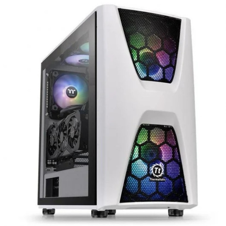 Thermaltake Commander C34 TG Snow ARGB Edition Cristal Templado USB 3.0