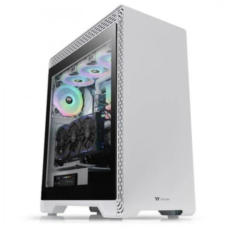 Thermaltake S500 Cristal Templado USB 3.1 Snow Edition