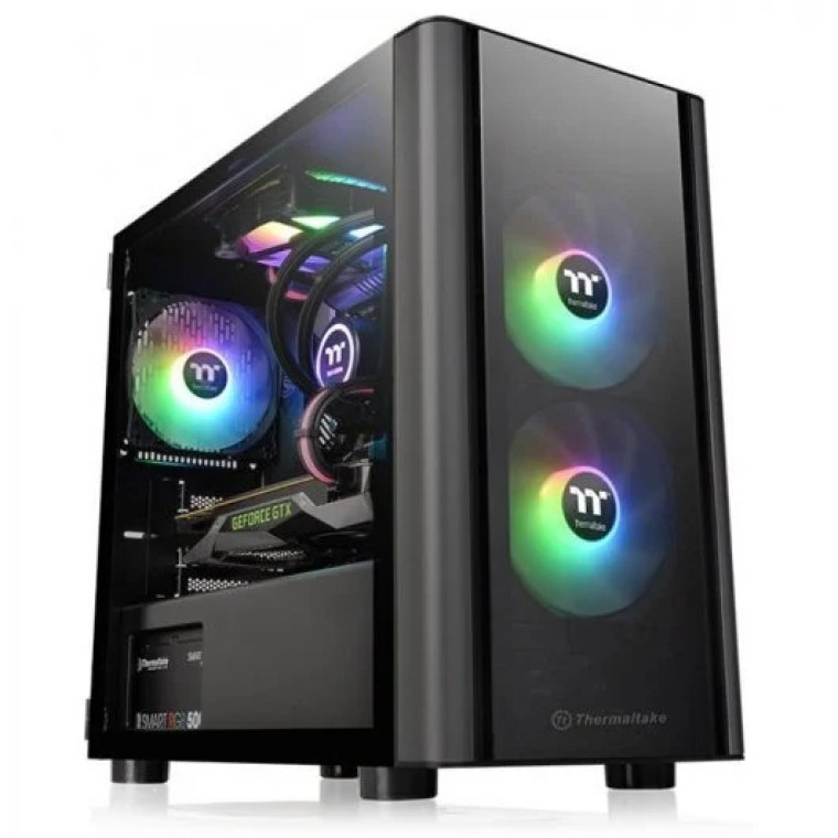 Thermaltake V150 Cristal Templado USB 3.0 Negra