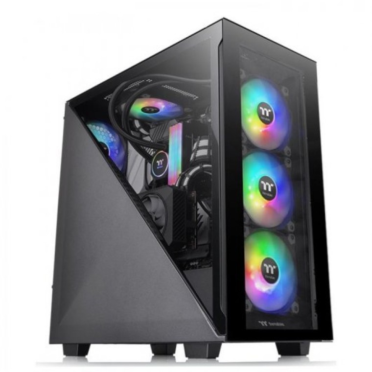 Thermaltake Divider 300 TG ARGB Cristal Templado USB 3.0