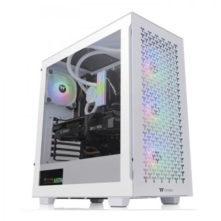 Thermaltake V350 TG ARGB Air Snow Cristal Templado USB 3.0